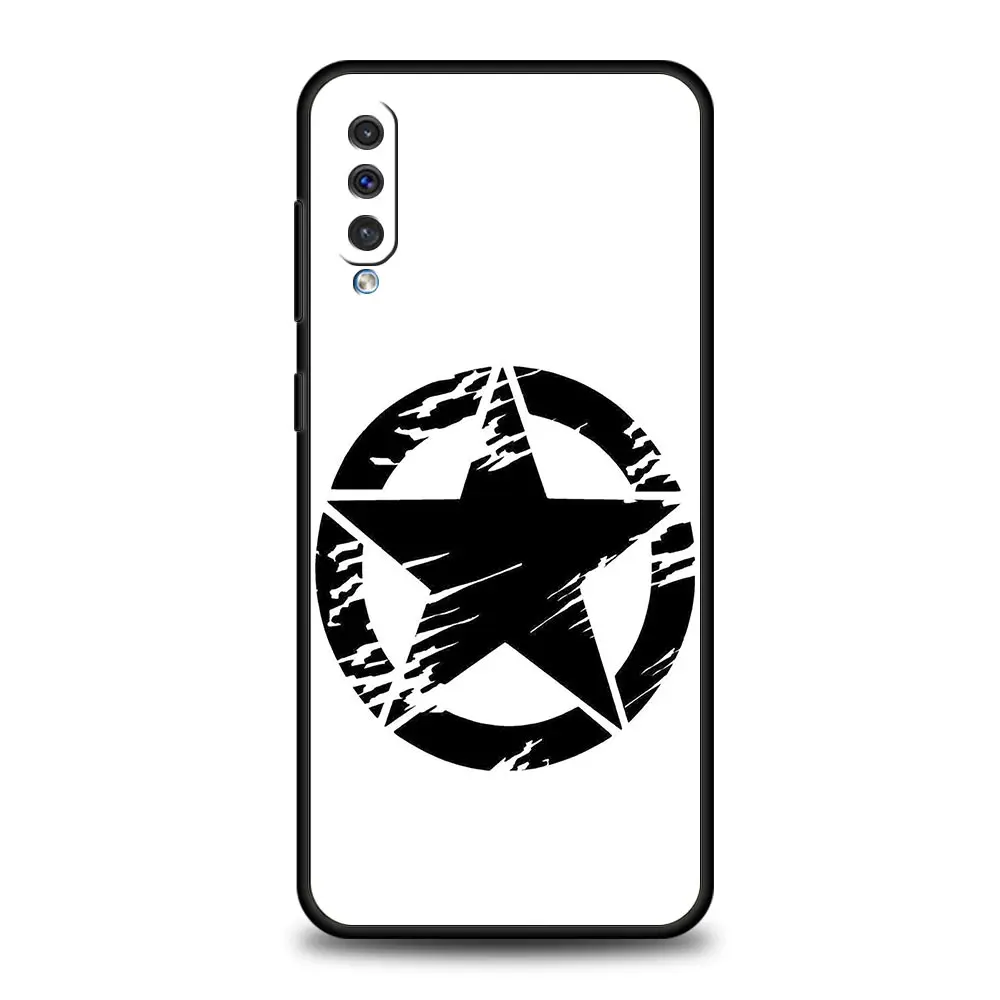 Camouflage Army Star Protective Phone Case Cover