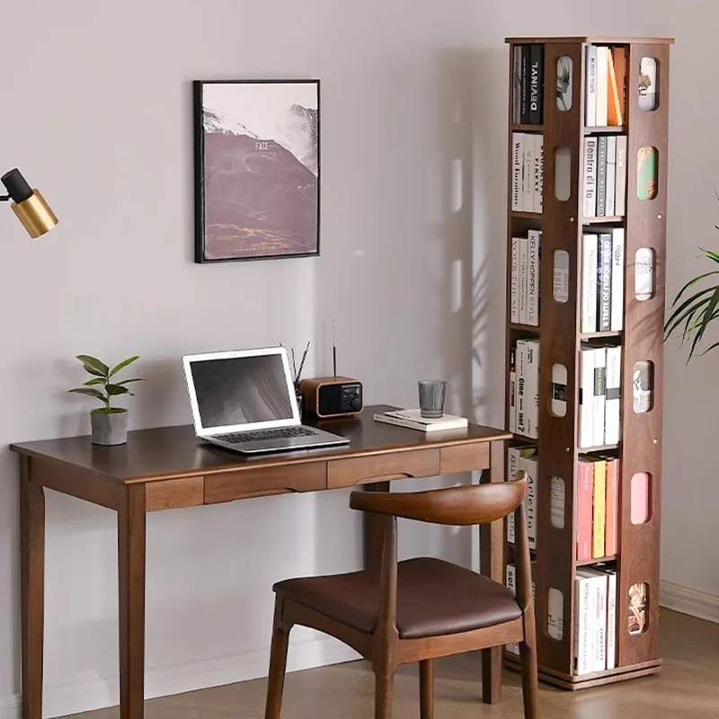 

Rotating Floor Book Shelf Living Room Racks Closet Nordic Sideboards Book Shelf Wall Estante Para Libros Space Saving Furniture