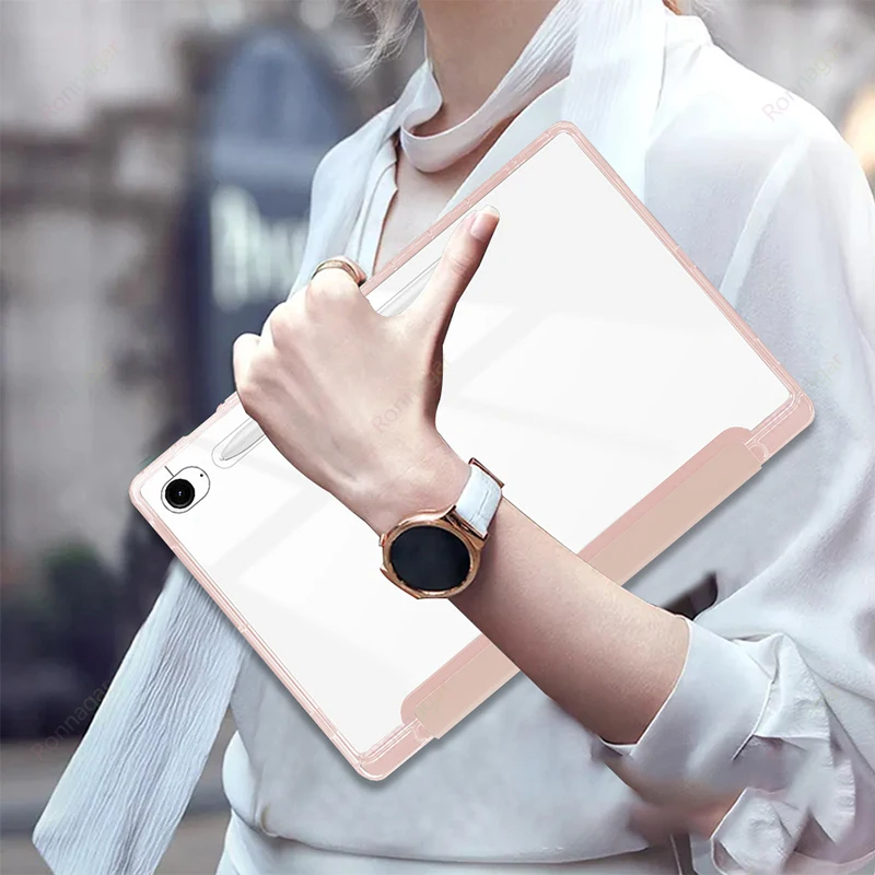 Hybrid Slim Tablet Case with S Pen Holder and Cover