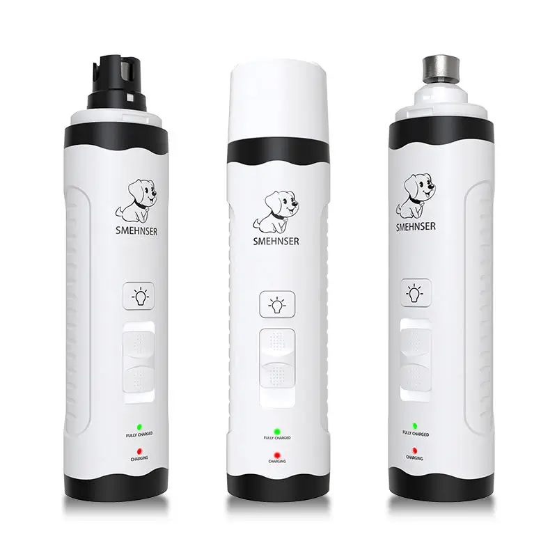 Electric Quiet Pet Nail Clippers Dog Cat Paws Rechargeable USB Charging Nail Grooming Grinder Trimmer Tools 4