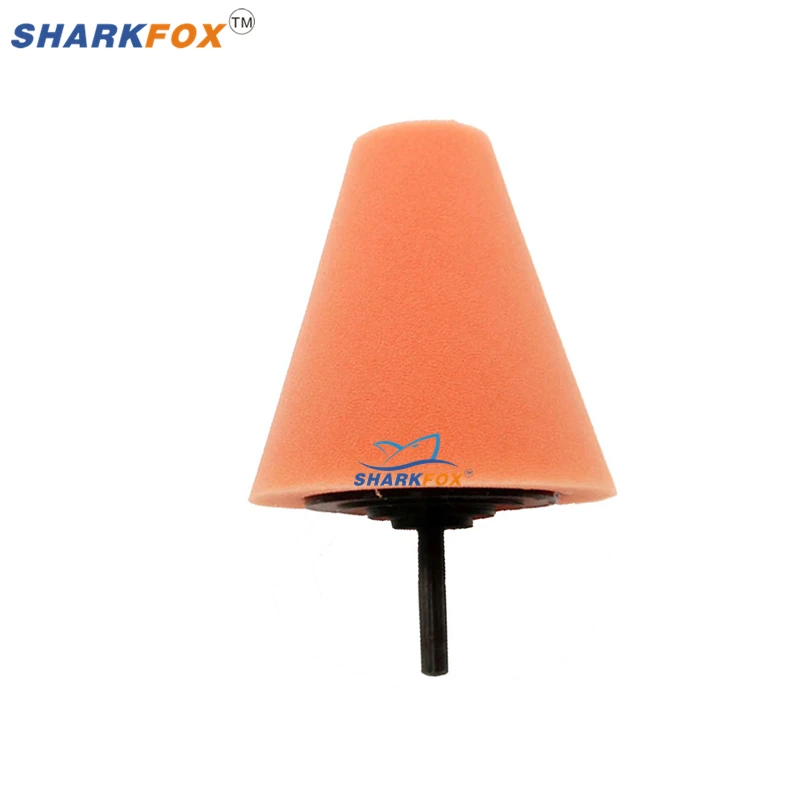 Sharkfox Car Polishing Pad Foam Sponge Pad Cone Polisher Automotive Waxing Kit