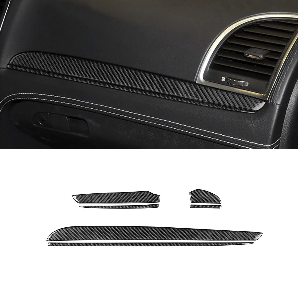 

Декоративная наклейка на панель приборной панели для Chrysler 300, 2015, 2016, 2017, 2018, 2019, 2020, аксессуары для салона автомобиля из углеродного волокна