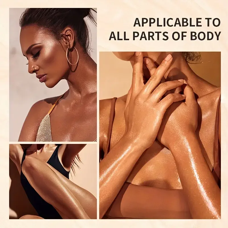 Glitter Liquid Highlighting Spray, Glitter Body Glitter Hair Clothes Glow Powder, Holiday Party Long Lasting Holographic Powder 6