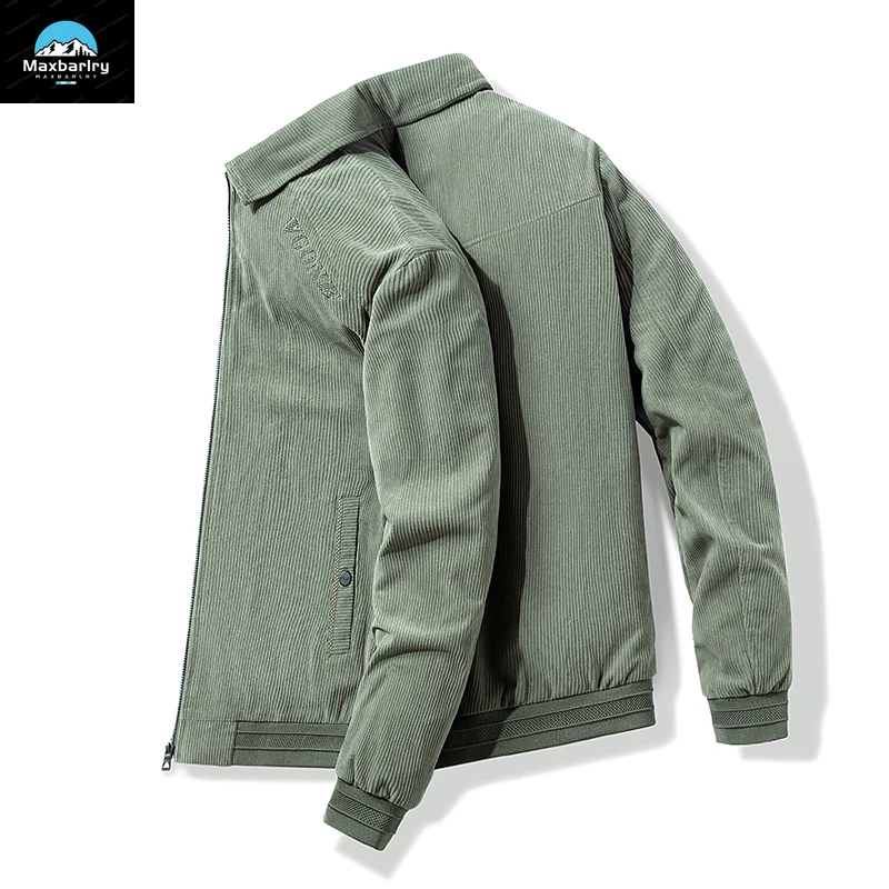 Рисунок 2 - Мужская Вельветовая куртка с отложным воротником