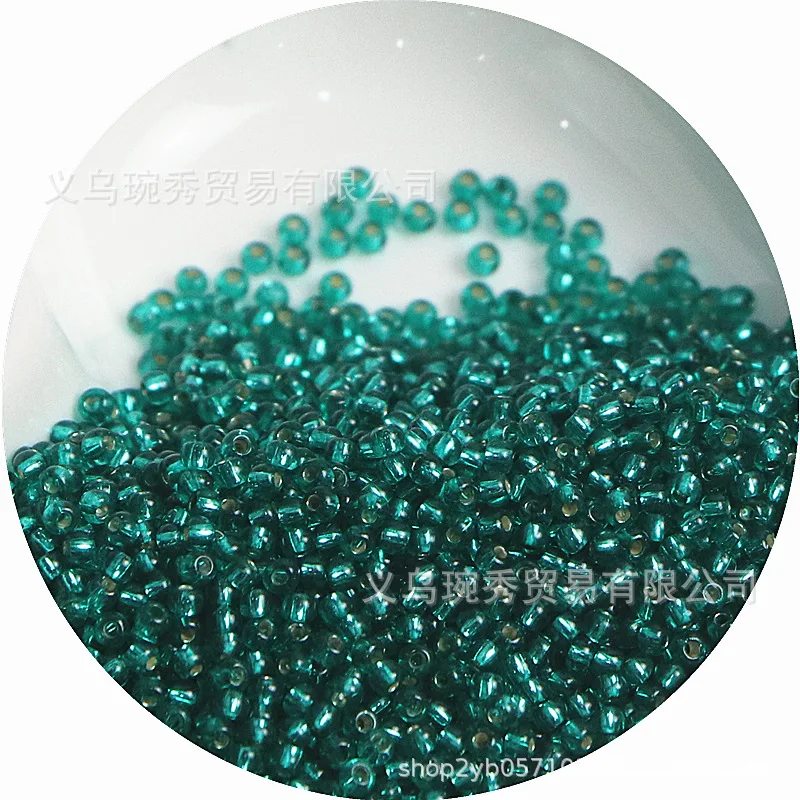 Filled Silver Glass Rice Beads for Handmade DIY Jewelry Accessories