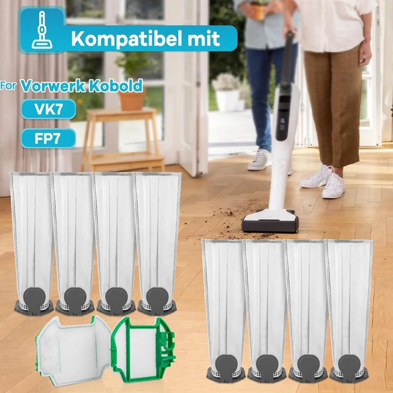 VK7 Sacs pour Aspirateur pour Kobold VK7 FP7 Sac de Filtre Premium Sacs de Remplacement pour Aspirateur
