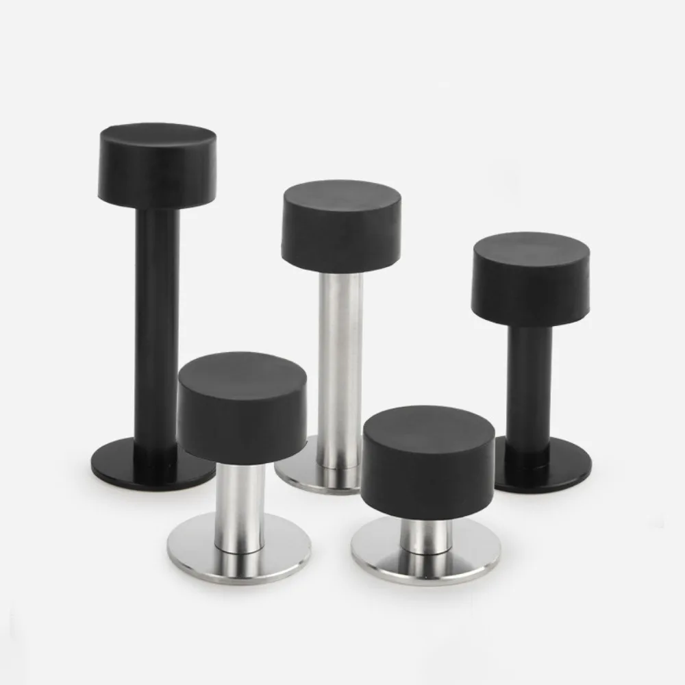 Door Stopper Silicone Door Stopper Magnetic Door Stopper Door Stopper Bumpers New Stainless Steel Door Stopper Punching/No Punching Anti-collision Door Suction Nail-free Hardware Doorstop Floor