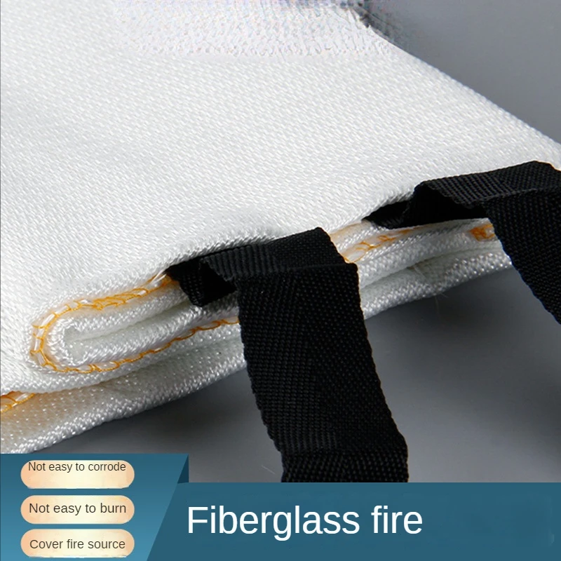 VITCOCO 1.2m*1.2m Fire Blanket Electric Welding Fire Blanket Protection Flame Retardant Glass Fiber