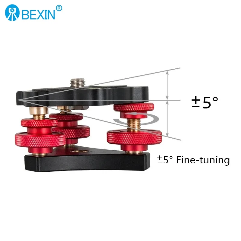 Leveling Adjustment Base Tripod Head Horizontal Base Mount Adapter for Canon Nikon DSLR Camera Tripod Monopod leveling base mount