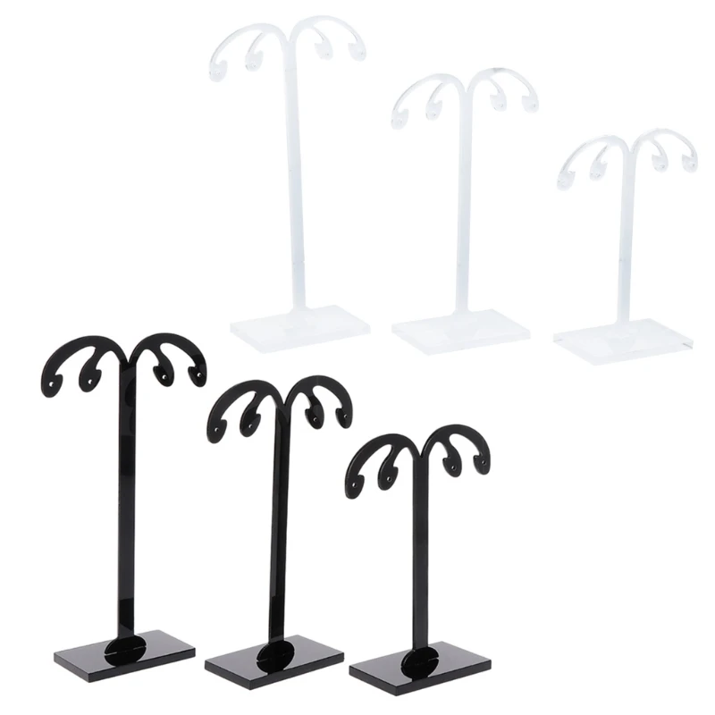 

3 шт./компл. акриловые серьги-гвоздики для ушей, стенд, серьги, ювелирные изделия, показывающие Stora