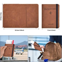 Porte-passeport pour voyage Essentials, étui portefeuille pour accessoires de voyage, porte-livres de passeport pour femmes/hommes 6
