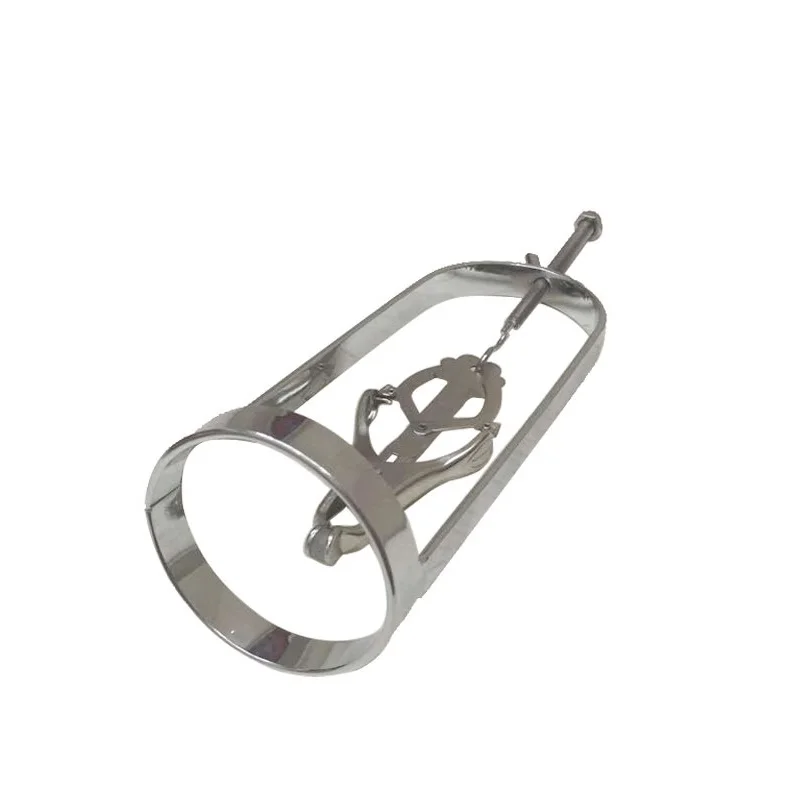 Electric shock nipple clamp rings heavy metal breast squeeze puller E-Stim boobs enlarger massage clips SM female sex tool