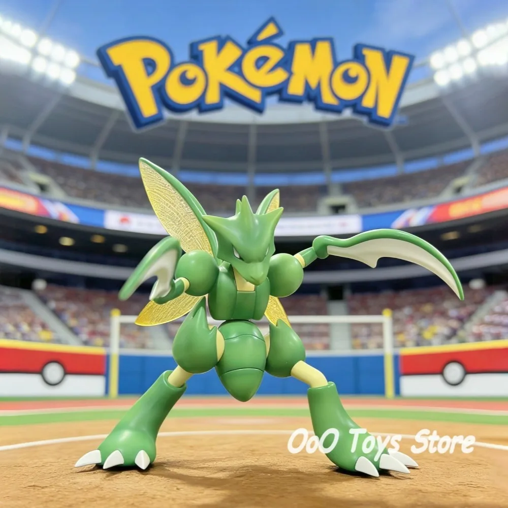 11cm Anime Pokémon Figur Scyther Actionfiguren PVC-Statue Desktop-Ornament Sammlermodell Spielzeug Geschenke