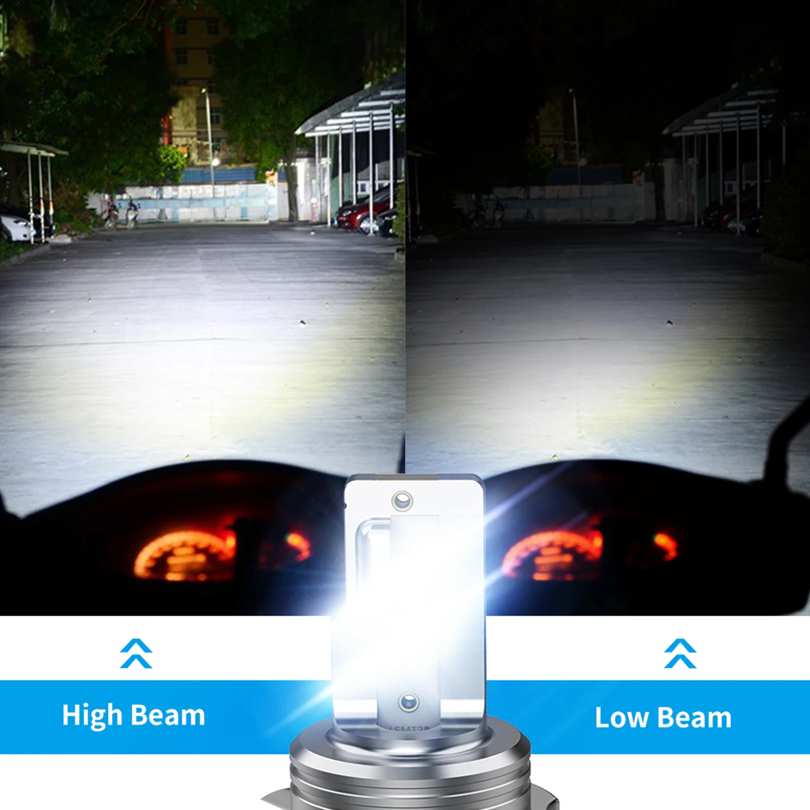 Рисунок 3 - Фара светодиодная для мотоцикла Bevinsee 9003 H4