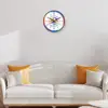 Children Learning To Tell Time Teaching Clock Colorful Wall Clock Bedroom Playroom Teach Time Skills Clock For Kids Room Decor 3