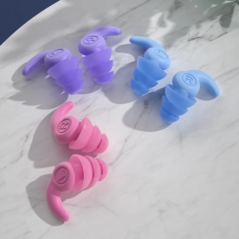 

Noise Reduction Earplugs, Silicone Noise Cancelling Earplug, Hearing Protections Ear Plugs, Sound Insulation Earplugs