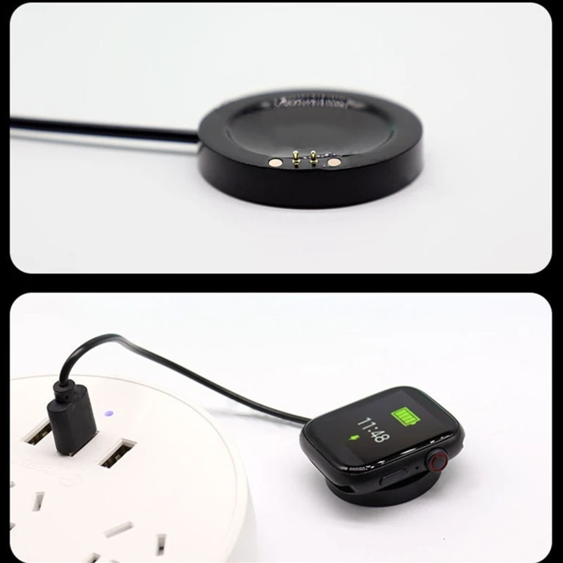 USB Charging Cable Magnetic Power Charger Adapter Dock Mount Bracket Cradle for T500/X7-T500 Pro Smart Watch