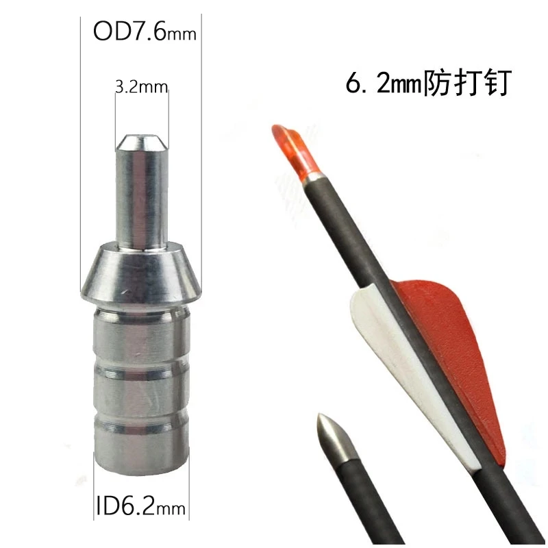 Arrow Pin Nocks 24pcs For 3.2mm 4.2mm 6.2mm Carbon Shaft DIY Archery
