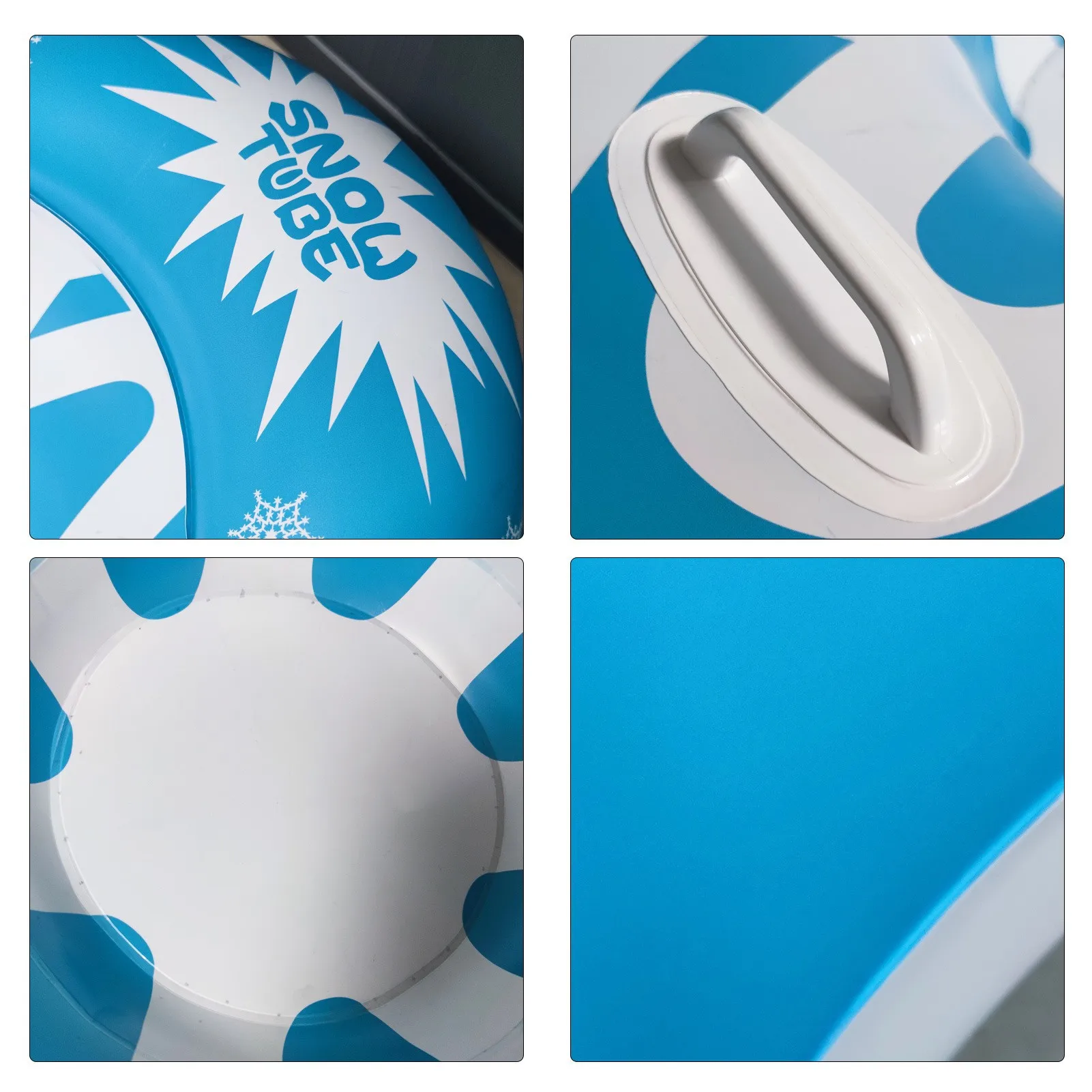 Snow Ski Pvc Inflatable Ski Ring Pool Swimming Float Row Double Equipment Thickened Inflatable Tires Equipment