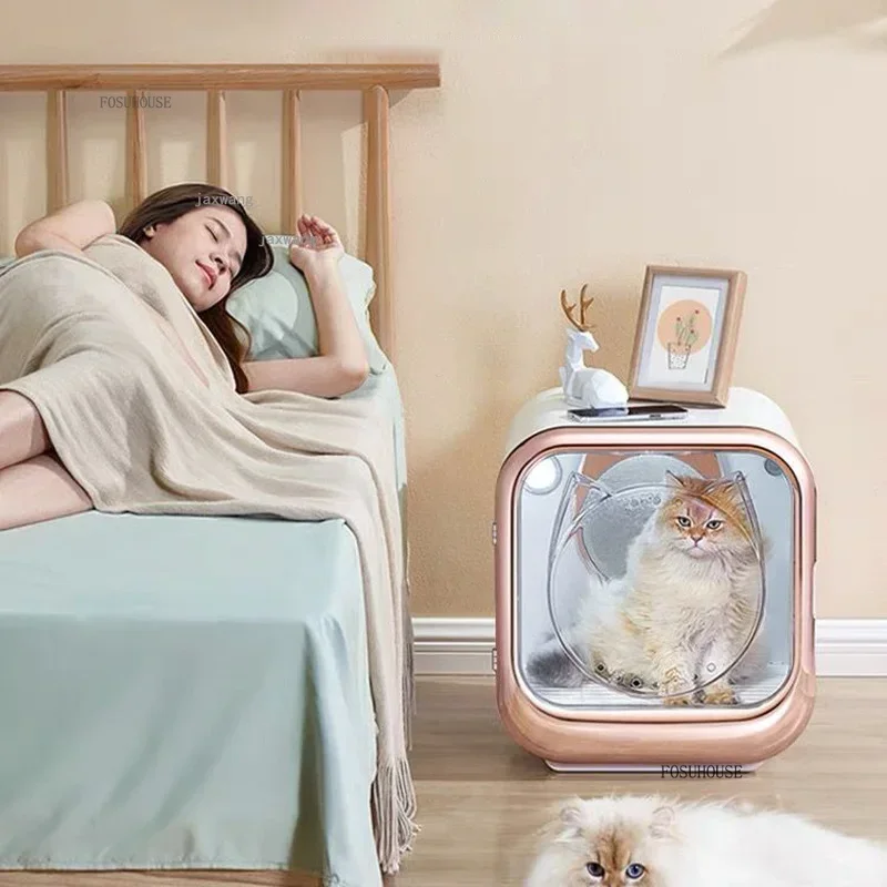 Household Pets Smart Drying Box Cat Bath Dryers Water Blower Dogs Hair Dryer Cats Cabin Grooming Cleaning Drying Room Pet Items