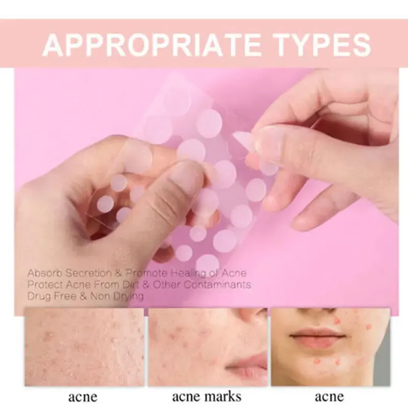 72pcs Patches Comedo Look Invisible Concealer Breathable Covering Patch Facial oil blotting paper