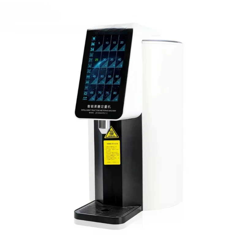 

Automatic Stainless Steel Liner Easy To Clean Syrup Fructose Dispenser Machine For Bubble Tea Coffee Drink Shop Equipment