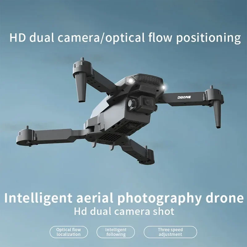 E88Pro RC Foldable Drone 4K Professinal With 1080P Wide Angle Dual HD Camera WIFI FPV Height Hold Apron RC Helicopter for Gifts drone quadcopter