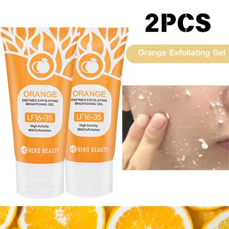 Revitalizing Orange Exfoliating Gel - Deep Cleanse & Moisturize, 50g