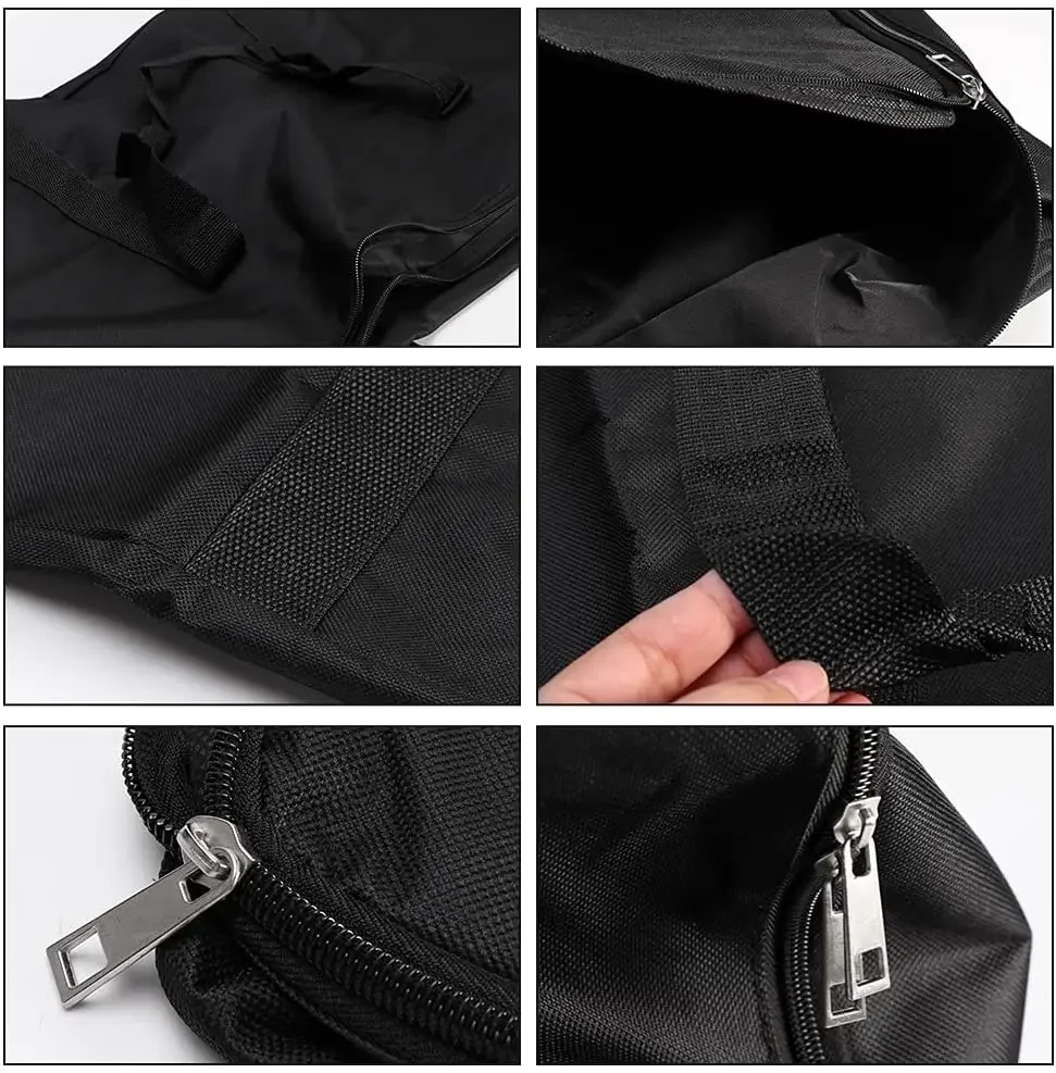 Portable Waterproof BBQ Storage Basg Carry Bag Oxford Cloth Outdoor BBQ Grill Accessories Bag for Camping Picnic Trip Kits