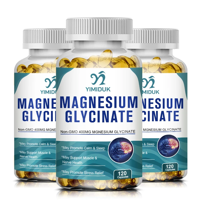 Magnesium Complex Capsules - Bone, Muscle & Heart Health Supplement, Muscle Relaxation, Sleep Support,  Stress & Anxiety Relief