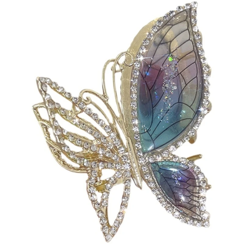 

Large Hair Clips Glistening Hair Claw Clips Butterfly Hair Catch Barrettes Dropship