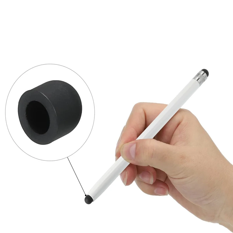 10Pcs Stylus Pen Rubber Tips, Stylus Replacement Tips Silicone