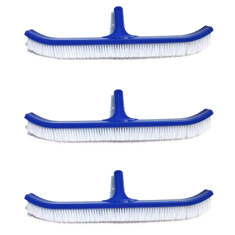 

HOT-3Pcs 18 Inch Blue Swimming Pool Brush Handle Clean Brush Pool Wall Brush Swimming Cleaning Tools Cleaning Equipment