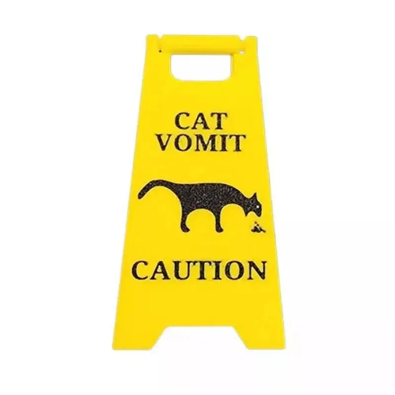 Yavru Kedi Kusma Tabelası, Alan Yaya Zemin Tabelası, Dekoratif Uyarı Levhası, Kediler Severler için İlginç Bir Hediye