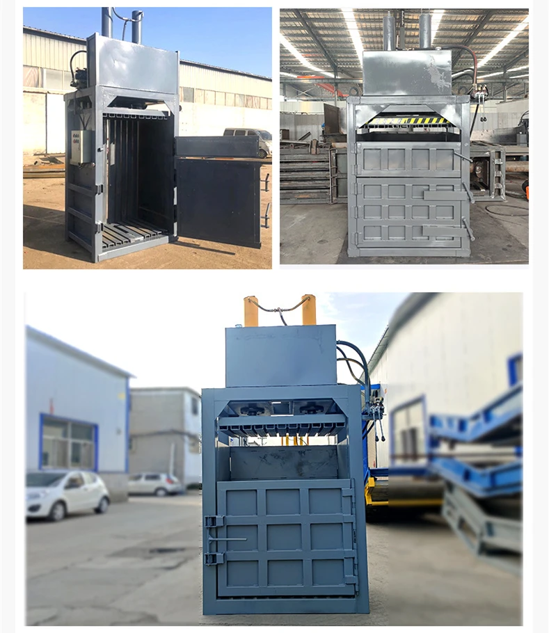Plastic Metal Scrap Garbage Compressor Compactor Hydraulic Baler Machine 5