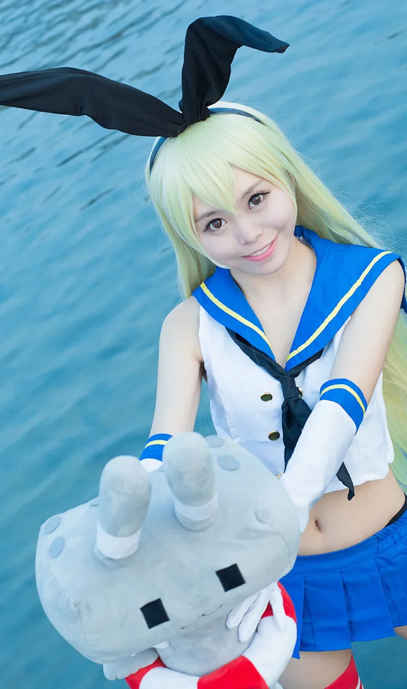 Kantai Collection Shimakaze Sailor Uniform Cosplay Costume
