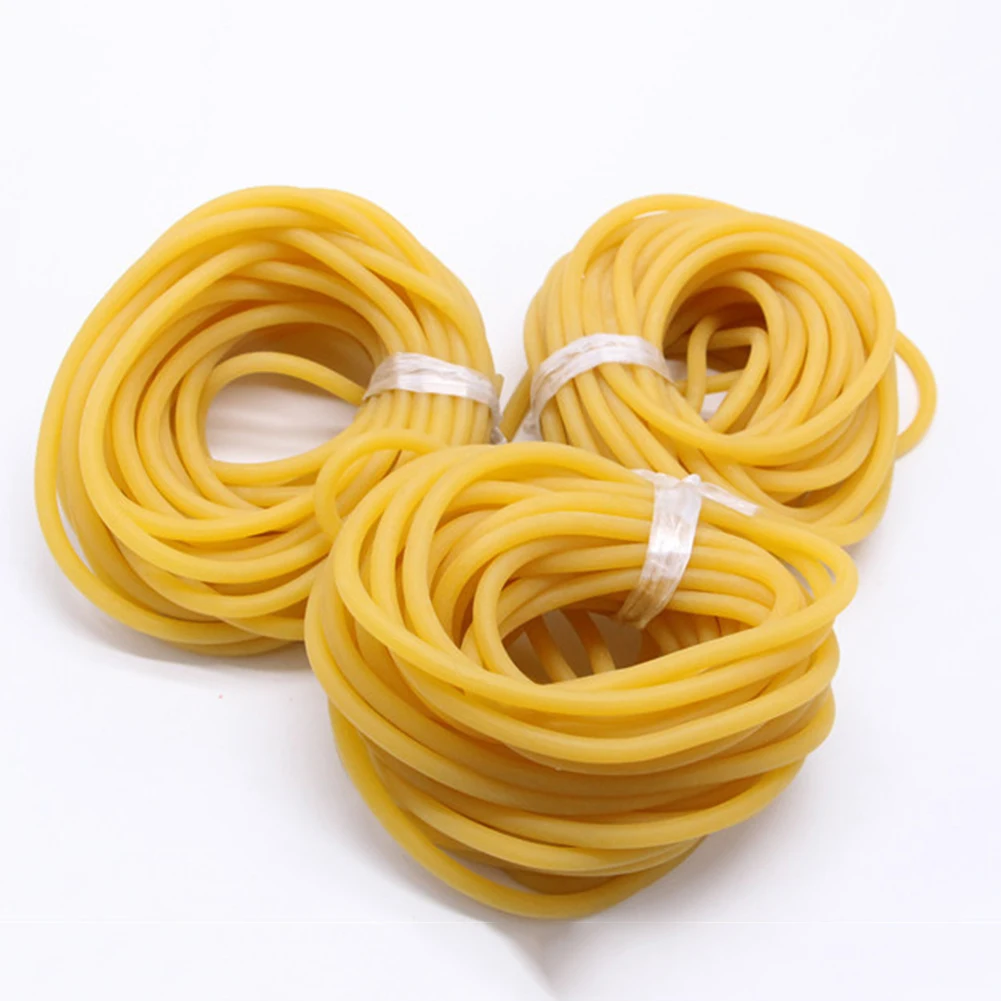 

1~10M Latex Band Natural Elastic Solid Latex Rubber Band Tube For Slingshots Diameter 5mm Outdoor Target Strong Latex Tube