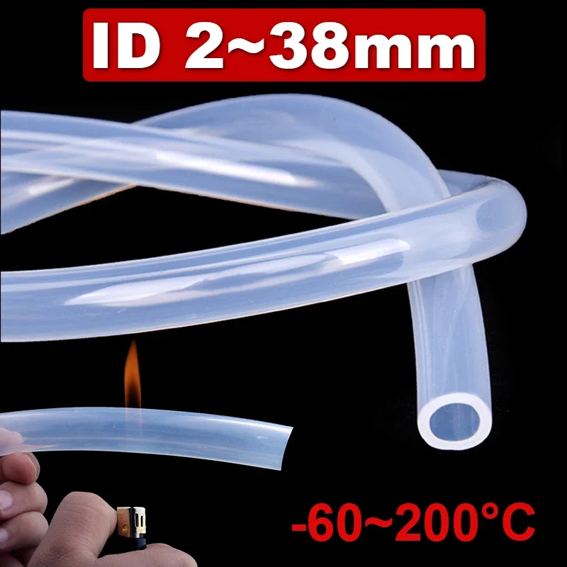 식품 등급 무미 실리콘 튜브 호스, 투명한 고온 내성 물 디스펜서, 연동 펌프, 가정용 고무 