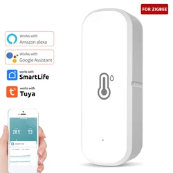 Tuya Smart WIFI Temperature And Humidity Detector Indoor Hygrometer Thermometer Sensor Smart Life APP Control Support Alexa