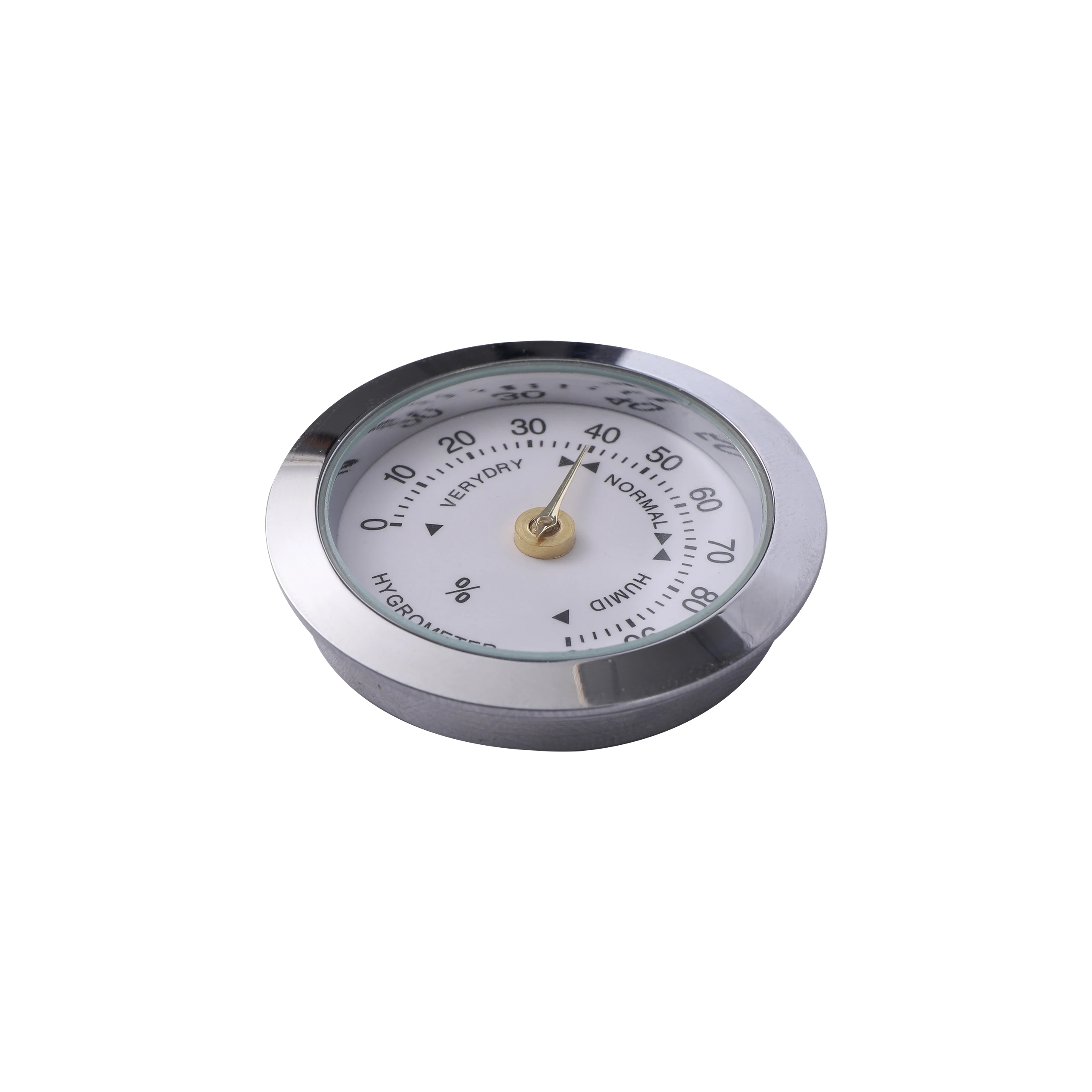 Mini Metal Hygrometer 37mm Round Laboratory Indoor Humidity Mechanical Movement Physical Induction Humidity Monitoring Tools humidity monitoring tool