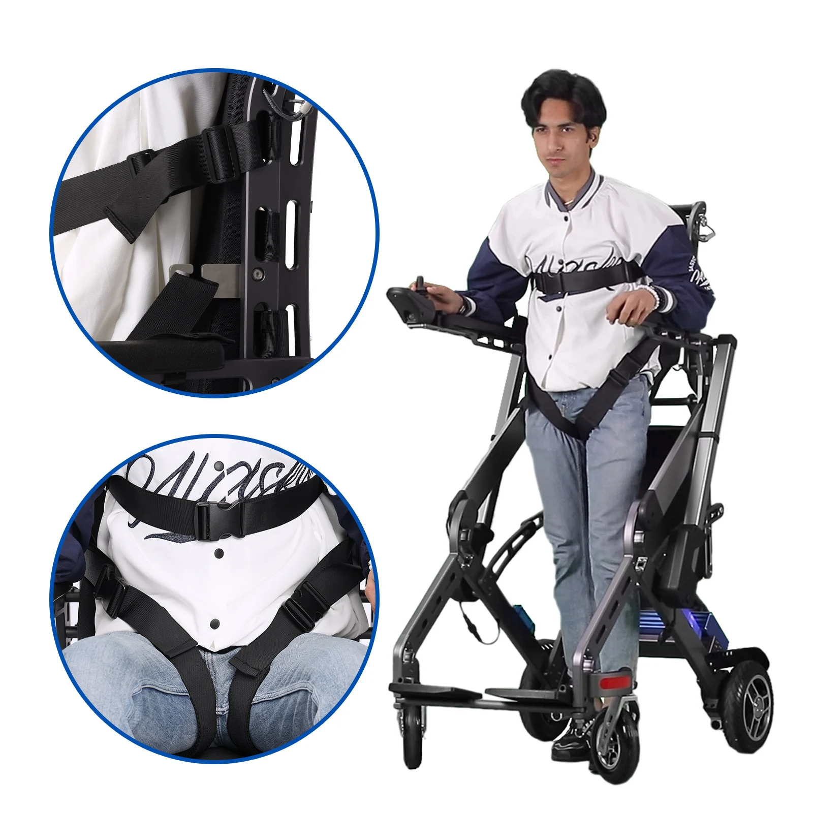 Un robot assistente intelligente di nuova concezione: una trasformazione con un solo tocco per l'allenamento di riabilitazione degli arti inferiori