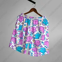 Men's Shorts Summer Shorts Casual Shorts Pocket Drawstring funny animal cartoon Breathable Short Fashion Streetwear beach pants 2