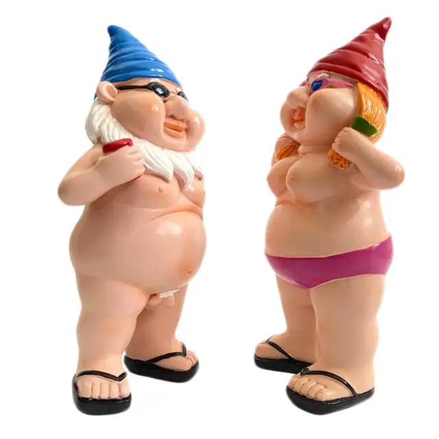 Gyanta Kerti Gnóm Dekorációs Szobor Dísz Ajándék