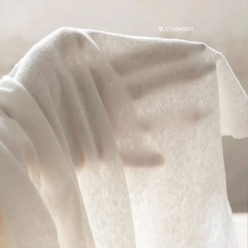 55%Linen and 45%cotton Knitted Fabric Designer Soft Fabrics