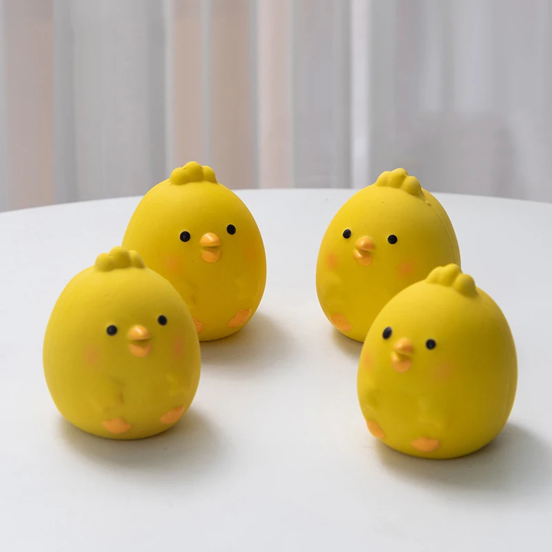 Squeaky Rubber Chicken Toy 3