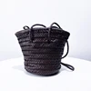 Drawstring Bucket Composite Bags For Women Luxury Designer Handbags  Purses 2024 New In Fashion PU Weave Large Capacity Shoulder 1