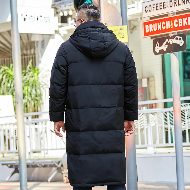 Winter men\'s plus size 10XL long camouflage cold-proof extended knee down jacket puffer coat 9xl down coat mens jacket 7XL 8XL