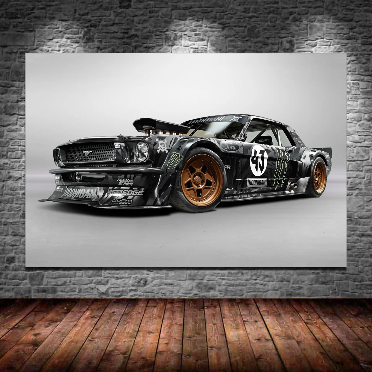 Supercar Ford Mustang RTR Tuning Car Game Racing Vehicle Posters and Prints  Canvas Wall Art DIY Framed Paintings For Home Decor|Painting & Calligraphy|  - AliExpress