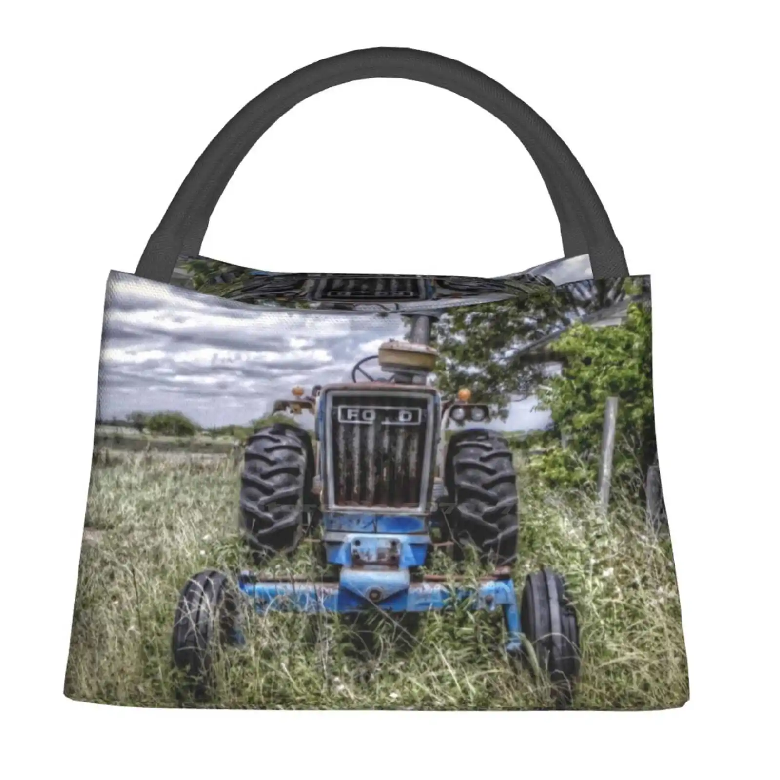 

Vintage Ford 7600 Farm Tractor Portable Lunch Bag Insulated Bag Antique Tractors Machinery Tractors Farm Tractor Old Texas