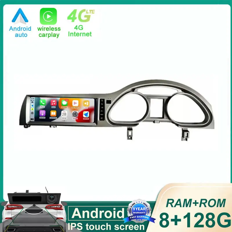 RHD 10.25 Cal Android 14 ekran dotykowy dla Audi Q7 4L 2006 ~ 2015 akcesoria samochodowe multimedialny Monitor Carplay odtwarzacz Radio wideo